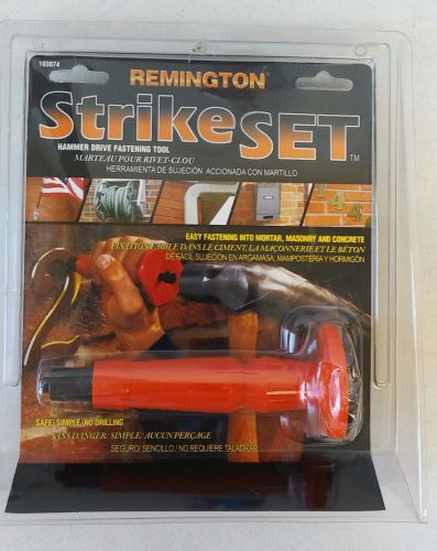 New Strike Set Hammer Drive Fastening Masonry Concrete Tool  Remington