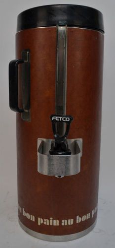 Fetco Luxus TPD-15 1.5 Gallon Hot/Cold Beverage Dispenser Missing Fill View Tube