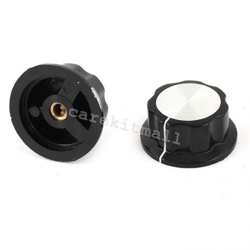 2X 36mm Top Rotary Control Turning Knob for Hole 6mm Dia. Shaft Potentiometer CA