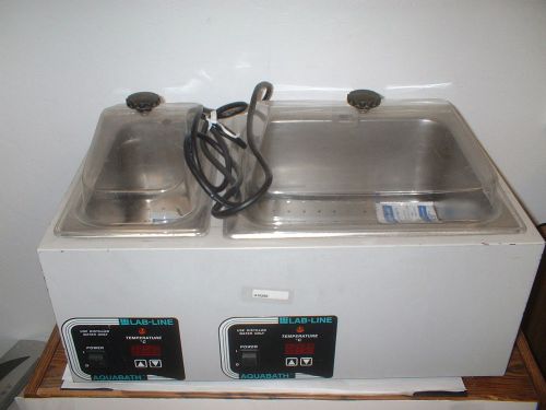 Lab-Line AquaBath Dual Heated Water Bath  18802  BOX#10S