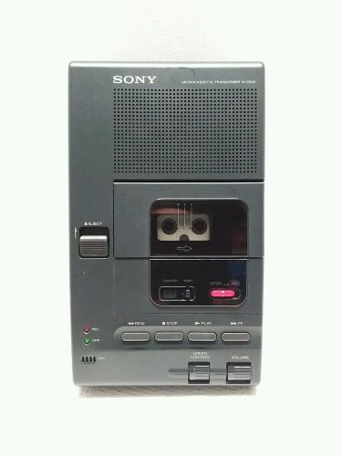 Sony M-2000 Microcassette Transcriber - Base Unit only...Working