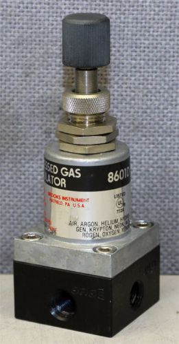 Brooks instruments 8601d compressed gas regulator for sale