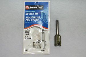 Amana 45500 1/4&#039; Shank 1/2&#034; 2 fluted Carbide Mortising Router Bit