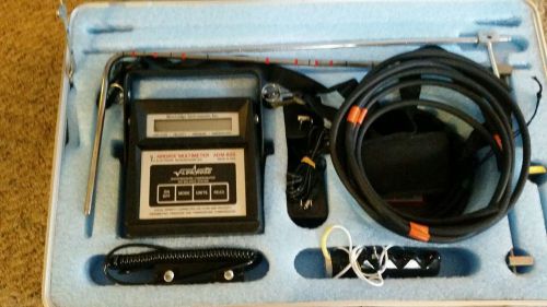 Shortridge multimeter adm-850 airdata electronic micromanometer &amp; probes &amp; case for sale