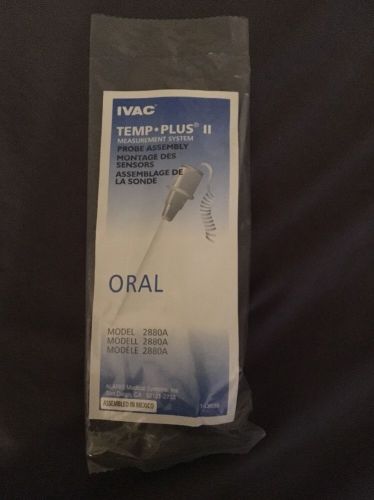 IVAC Temp-Plus II Oral Temperature Probe Assembly 2880A