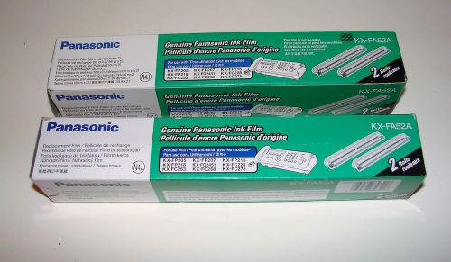 Genuine Panasonic KX-FA52A Ink Film 4 Rolls for KX-FP 205 207 215 218 KX-FG2451