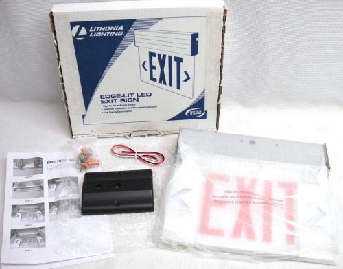 Lithonia lighting edge-lit led exit sign edg 2 e m6 new for sale