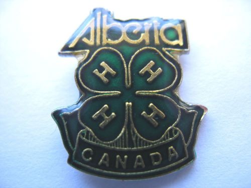 FOUR H CANADA LAPEL PIN - ALBERTA