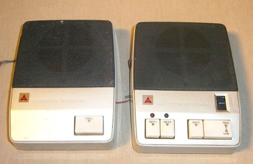 Vintage Matsushita Transistor Interphone Intercom Set