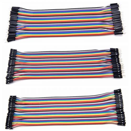 120pcs Wire Male to Male + Male to Female + Female to Female Jumper Cable EP