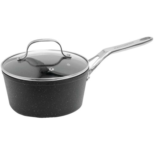 STARFRIT 060315-004-0000 THE ROCK(TM) by Starfrit Saucepan with Glass Lid &amp; S...