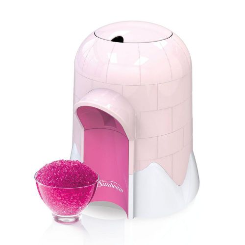 NEW! Sunbeam Igloo Snow Cone Maker Shaved Ice Machine Candy Crush Exclusive Pink