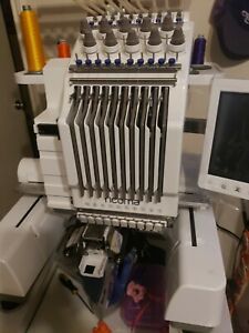 RICOMA EM-1010 Embroidery Machine - Single Head - 10 Needle - Comes With Stand