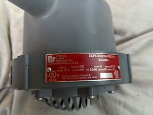 NEW FEDERAL SIGNAL 31X EXPLOSION PROOF SIGNAL HORN 240V