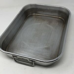 Lincoln Wear-ever #4412 - 13 3/4 in x 9 3/4 in Aluminum Roasting Pan Made USA