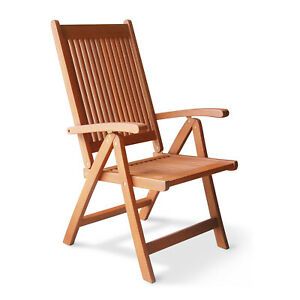 Vifah Malibu Outdoor 5-Position Reclining Chair