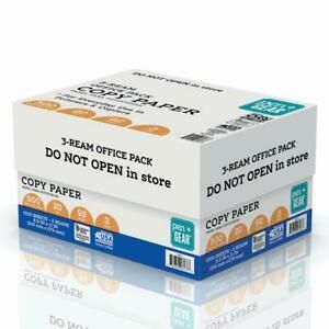 Pen and Gear Copy Paper, White, 1500 Sheets -FREESHIPPING-FASTSHIPIPNG !