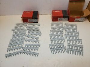 Lot 440 ct. Hilti 237348 X-U 32 MX 1 1/4&#034; and 3/4&#034; Collated Nails  Free Shipping