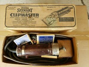 Sunbeam Stewart Clipmaster 51-2 Livestock Clippers  w/ extra blades
