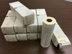 LOT OF 10 - Esterline Angus chart paper 43102-X -- 43102 - no hour markings