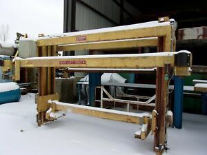 Used Hoist - Chem Equip Fabricators Pair of .5 Ton Overhead Rail Hoist H2045C-Ho