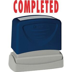 Sparco COMPLETED Red Title Stamp