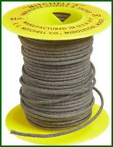 50A 25 50 Round Abrasive Cord Aluminum Oxide 180 Grit .070&#034; Diameter X Feet