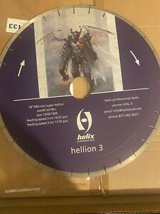 Helix Professional Tools Hellion 3 18”/460mm Super Hellion Diamond Saw Blade New