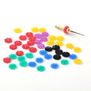 Dental Root Canal File Disinfection Marking Circle Silicone Counting Stopper