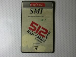 SMI 512K RAM  Card For the HP 48GX Calc.