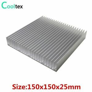DIY Aluminum HeatSink 150x150x25mm Heat Sink radiator for LED Electronic integra
