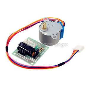 12V Stepper Motor 28BYJ-48 With Drive Test Module Board ULN2003 5 Line 4 Phase