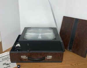 BUHL Model 100 ESCORT Portable Overhead Projector Never Used - Needs Glass