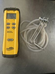 Fieldpiece SDMN5 Dual Port Manometer Rubber Case With attachments