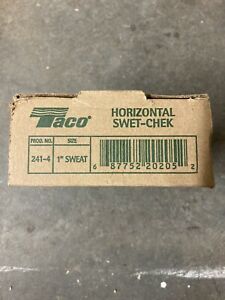 Taco Horizontal Swet-Chek - 1” new