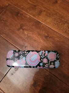 Vera Bradley Alpine Floral Pencil Set With Tin Ten Pencils Sharpener