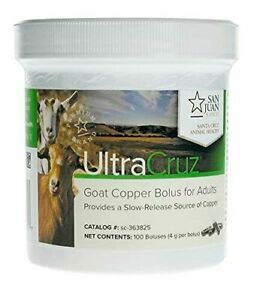UltraCruz - sc-363825 Goat Copper Bolus for Adult Goats 100 Count X 4 Grams