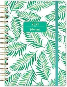 Planner 2021- Weekly &amp; Monthly Planner, 6.4&#034; x 8.5&#034;, January Medium, White