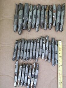 Machinist Bits. Lot of 34. Double Ends. Some Marked Weldon.