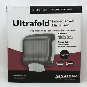 San Jamar Classic Ultrafold Multi &amp; C Fold Towel DispenserBlack (SJMT1750TBKRD)!