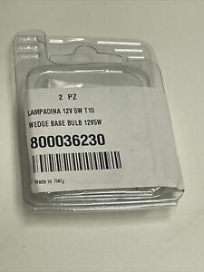 Ducati 800036230 Wedge Base Bulb 12v 5w 2 pack