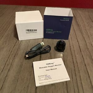 Wellue Bluetooth Health O2 Ring Tracker Oxygen Levels &amp; Heart Rate Monitor New!