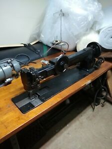 Singer 145W304 Long Arm Industrial Sewing Machine Double Needle.