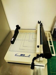HFS(R) Heavy Duty Guillotine Paper Cutter - 12&#034; Commercial Steel A3/A4 Trimmer