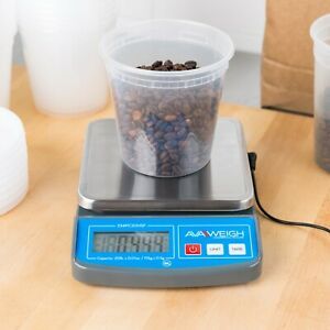 Commercial Restaurant 20 lb. Compact LCD Portion Control Electric Digital Scale