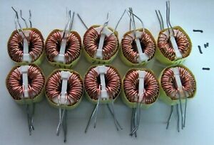 Toroid common mode inductor dual 1.75 mh windings 5 amp part #7117 new unboxed