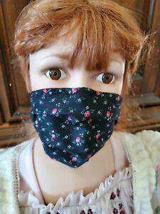 Kid Size Face Masks - Copper &amp; Silver Infused Filters - Girl Prints - Various