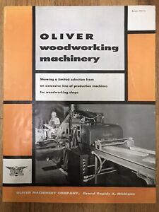 Oliver Woodworking Machinery Bulletin