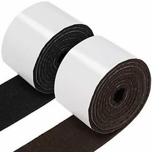 2 Packs Self Adhesive Felt Tape Polyester Strip Roll 118 X 1.97 0.12 Inch For -