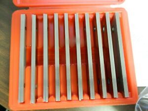 Pro 20 Piece, 6 Inch Long x 1/8 Inch Thick, Alloy Steel Thin Parallel Set
